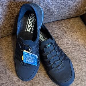 Skechers Women’s Black Slip-On Sneakers